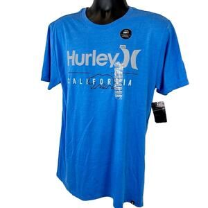 NEW Hurley OAO Cali Prem Short Sleeve T-Shirt Crew Neck Regular Fit Mens Medium